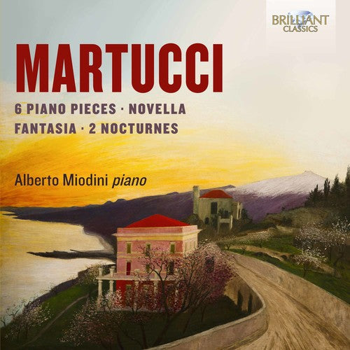 the album cover for Alberto Miodini - Martucci: Piano Music