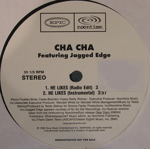 Cha Cha : He Likes (12", Promo)