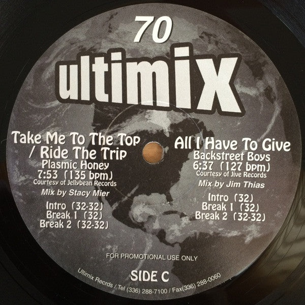 Various : Ultimix 70 (2x12", Comp, Promo)