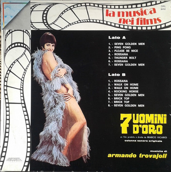 Armando Trovajoli* : 7 Uomini D'Oro (LP, Album, RE)