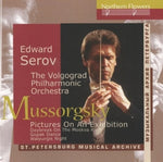 the album cover for Edward Serov - Mussorgsky: Pictures At An Exhibition