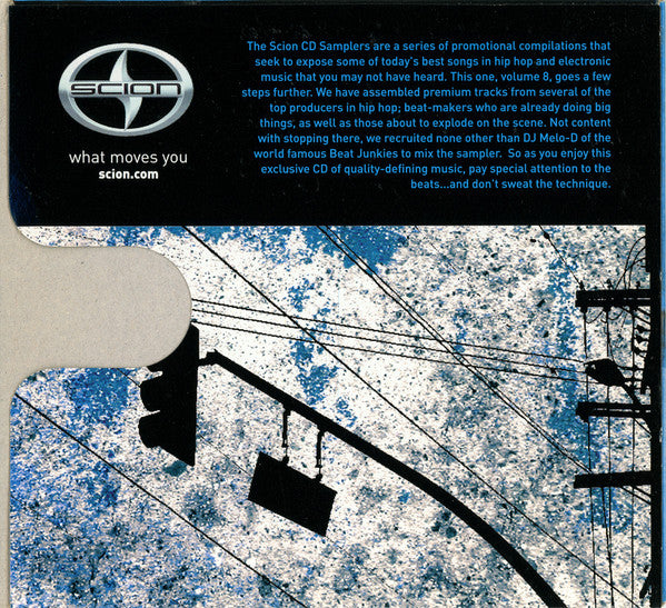 Melo-D : Scion CD Sampler V.8 - Beat Constructors Past Present, And Future (CD, Comp, P/Mixed, Promo)