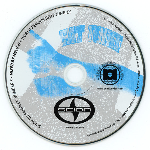 Melo-D : Scion CD Sampler V.8 - Beat Constructors Past Present, And Future (CD, Comp, P/Mixed, Promo)