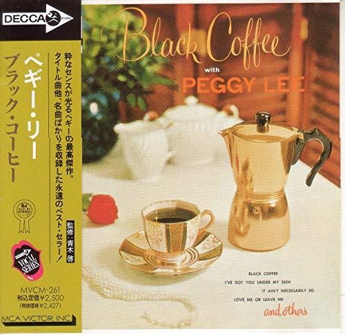 the album cover for Peggy Lee - Black Coffee