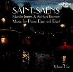 the album cover for Saens / Jones / Farmer - Saint-saens: Music For Piano Duo & Duet