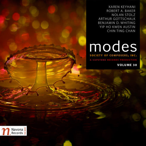 the album cover for Austin / Virot / Chirignan / Ramond / Niblock - Modes - Society Of Composers Inc. 30