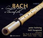 the album cover for J Bach S / Holtslag / Haugsand - Bach: Cembalo Obligato E Travers Solo