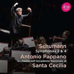 the album cover for Schumann / Orchestra Dellaccademia - Schumann: Symphonies 2 & 4