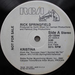 Rick Springfield : Kristina (12", Promo)