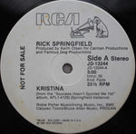 Rick Springfield : Kristina (12", Promo)