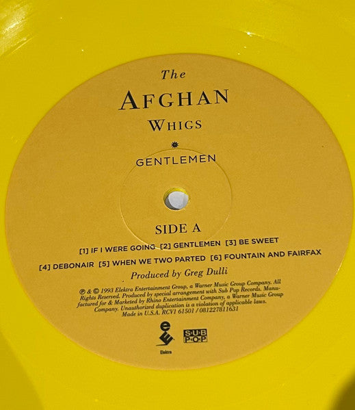 The Afghan Whigs : Gentlemen (LP, Album, RE, Can)