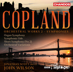 the album cover for J Wilson / Scott,J - Copland: Orchestral Works Vol 2