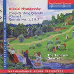 the album cover for Taneyev Quartet - N. Miaskovsky - Complete String Quartets 1