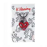 Keith Haring Heart Keyclip