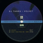 DJ Tandu : Velvet (12")