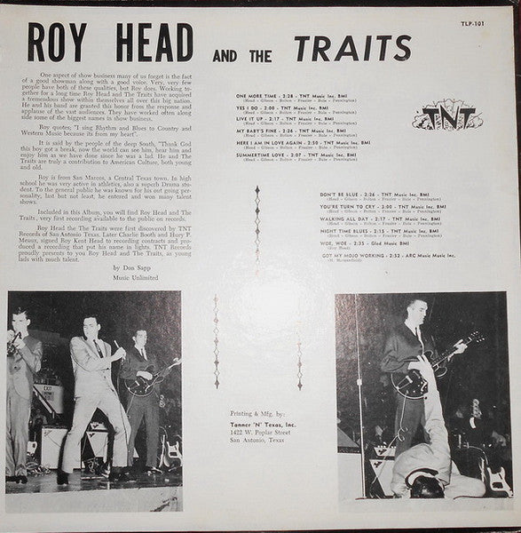 Roy Head And The Traits : Roy Head And The Traits (LP, Album)