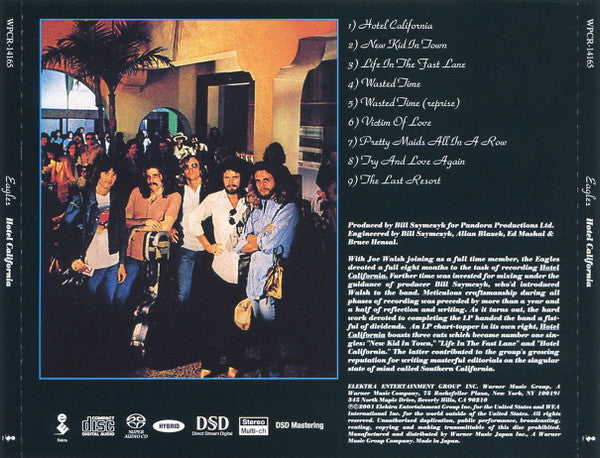 Eagles : Hotel California (SACD, Hybrid, Multichannel, Album, RE)