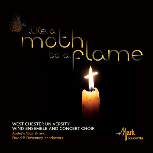 the album cover for Milhaud / Respighi / Igor Stravinsky / Yozviak - Like a Moth to a Flame