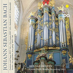 the album cover for Bach / Van Ben Oosten - Fantasia & Fugue BWV 542 / Trio Sonata BWV 529