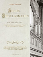 the album cover for Boslet / Joachim Fontaine - 6 Sonatas For Organ
