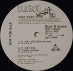 Five Star : If I Say Yes (12", Promo)