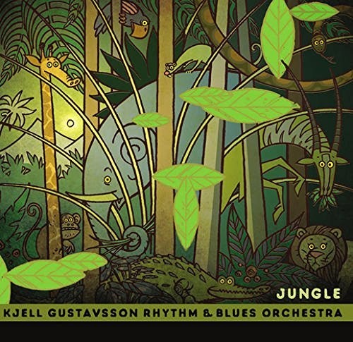 the album cover for Kjell Gustavsson Rhythm - JUNGLE