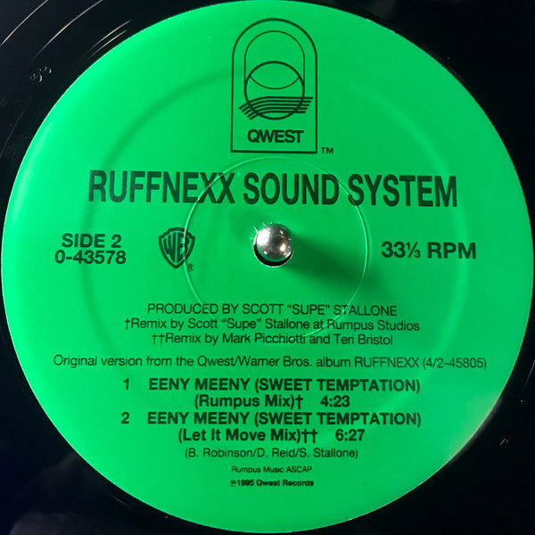 Ruffnexx Sound System : Eeny Meeny (Sweet Temptation) (12")