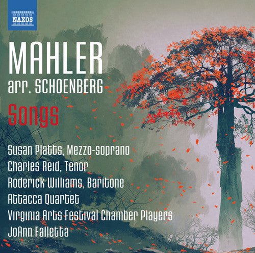 the album cover for Mahler / Schoenberg / Platts / Reid - Mahler: Songs arr. by Schoenberg