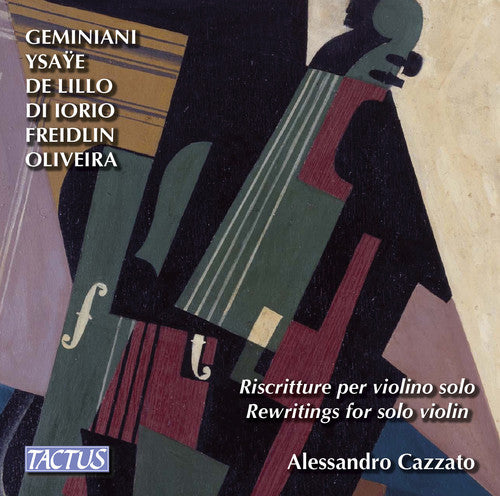 Alessandro Cazzato: Rewritings for Solo Violin (CD)