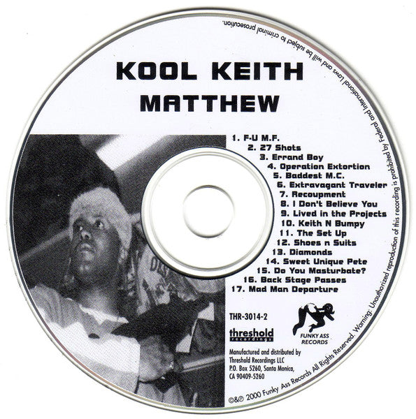 Kool Keith : Matthew (CD, Album)