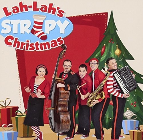 the album cover for Lah-Lah - Lah-Lah's Stripy Christmas