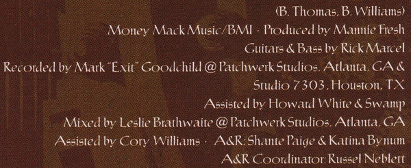 Big Tymers : This Is How We Do (CD, Single, Promo)