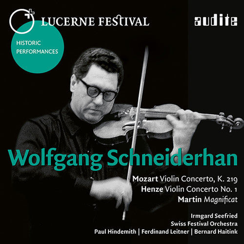 the album cover for Wolfgang Schneiderhan - Wolfgang Schneiderhan: Lucerne Festival X