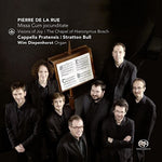 the album cover for Cappella Pratensis - Pierre de la Rue: Missa cum Jocunditate