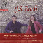 the album cover for Zingah - Complete Violin Sonatas BWV 1014-19 1021 & 1023