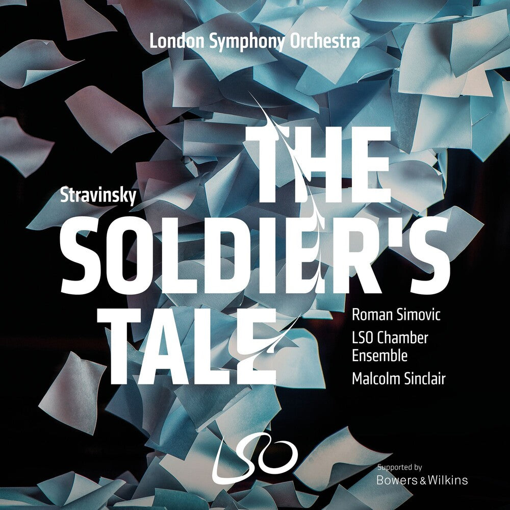 the album cover for Roman Simovic - Stravinsky: The Soldier's Tale