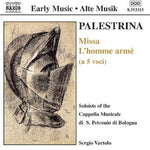 the album cover for Sergio Vartolo - Missa L'homme Arme (A 5 Voci)