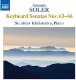 the album cover for Soler / Khristenko - Anton Soler: Keyboard Sonatas Nos. 63-66