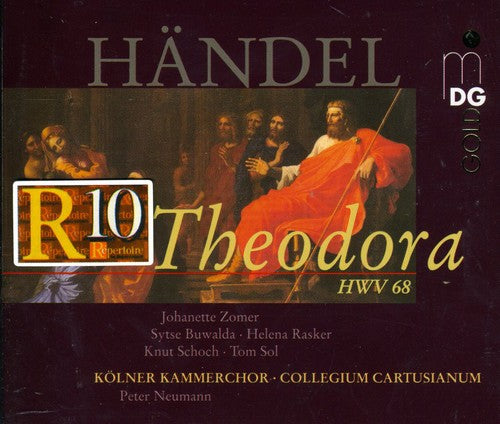 the album cover for Georg Friedrich Handel - Theodora