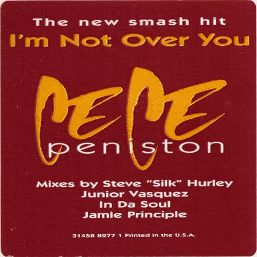 Ce Ce Peniston : I'm Not Over You (2x12", Single, Promo)