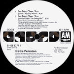 Ce Ce Peniston : I'm Not Over You (2x12", Single, Promo)