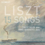 the album cover for Ammiel Bushakevitz - Franz Liszt: 15 Songs