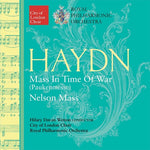 the album cover for Hilary Davan Wetton - Joseph Haydn: Mass in Time of War