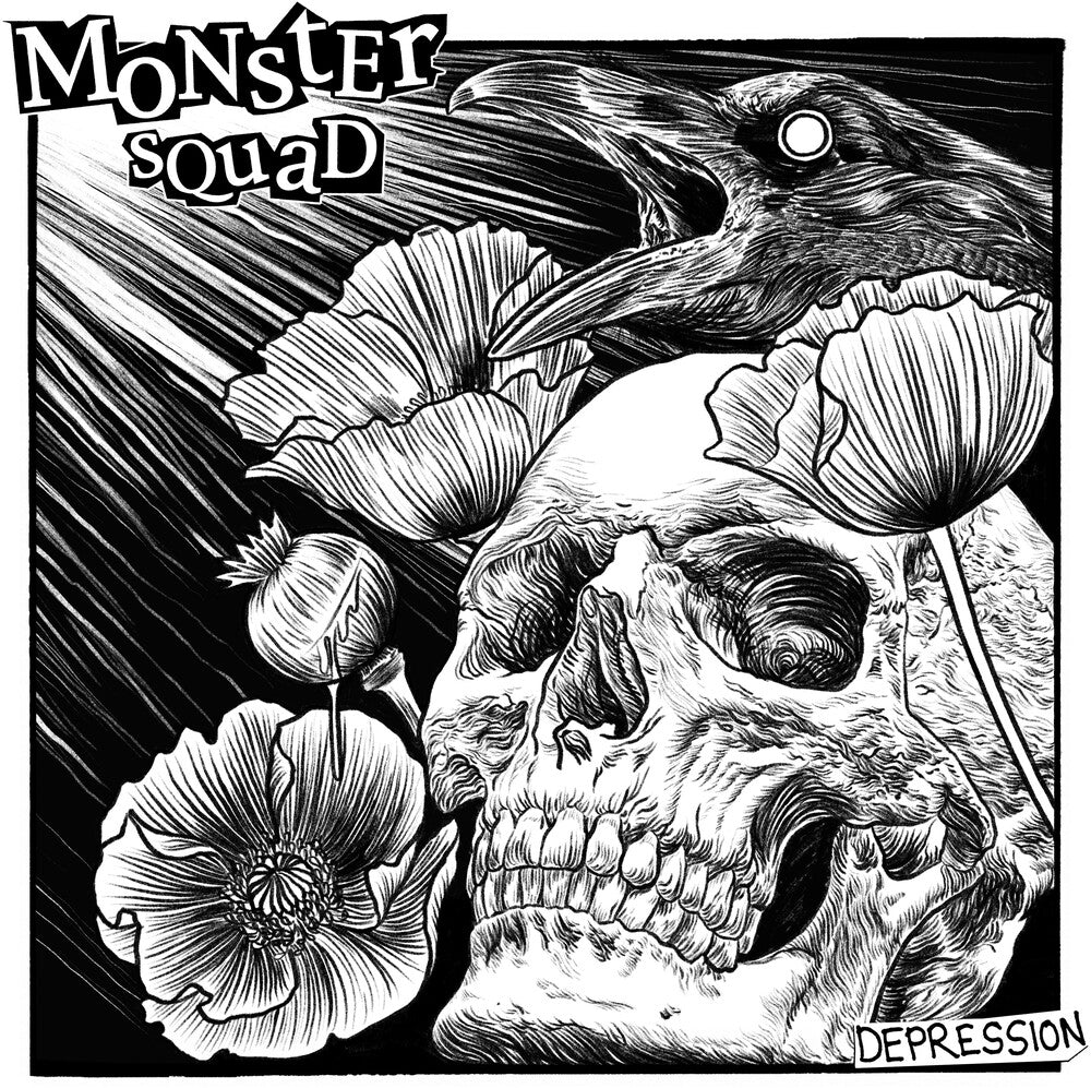 the album cover for Monster Squad - Depression
