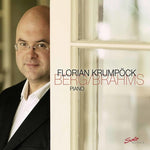 the album cover for Florian Krumpöck - Berg / Brahms: Piano Works