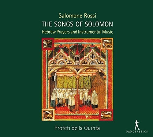Salomone Rossi: Los Cantares de Salomón - Oraciones Hebreas e Instrumental (CD)