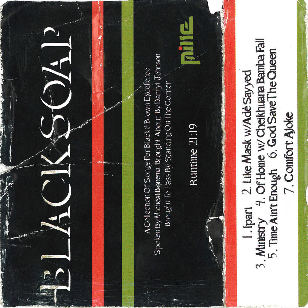 the album cover for Mike - Black Soap