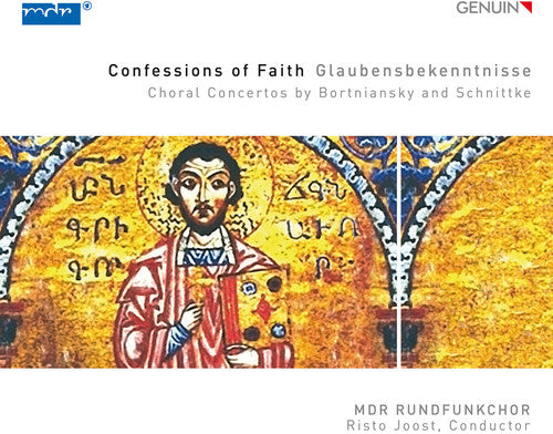 the album cover for Risto Joost - Confessions Of Faith - Choral Concertos