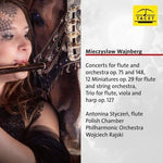the album cover for Wajnberg / Styczen / Rajski - Concerts For Flute & Orchestra Op. 75 And 148