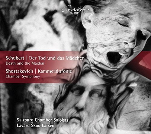 the album cover for Schubert / Shostakovitch / Salzburg Chamber - Schubert: Death and the Maiden / Shostakovich: Chamber Symphony